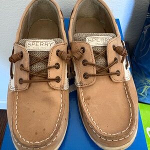 Sperry Kids Brown Moccasins